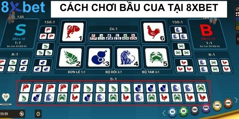 Hướng dẫn cách tham gia bầu cua 8xbet